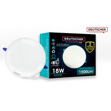 LED спот SATURN круглый с/у 18W 4200K (DEUTSCHER)