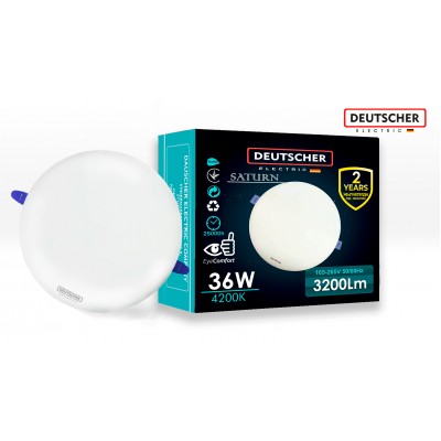 LED спот SATURN круглый с/у 36W 4200K (DEUTSCHER)