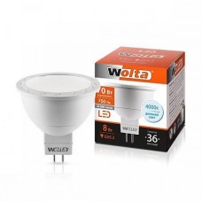 Лампа LED WOLTA 25SMR16-220-8GU5.3 4000K