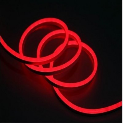 Flex neon 220V Гибкий неон IP67 2835-120 (Красный) 100м