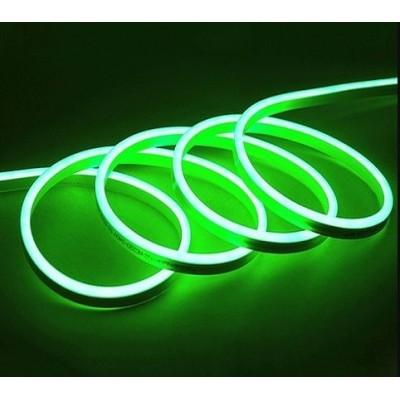 Flex neon 220V Гибкий неон IP67 2835-120 (Зеленый) 100м